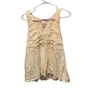 Rio Rao Yellow Tank Top Medium